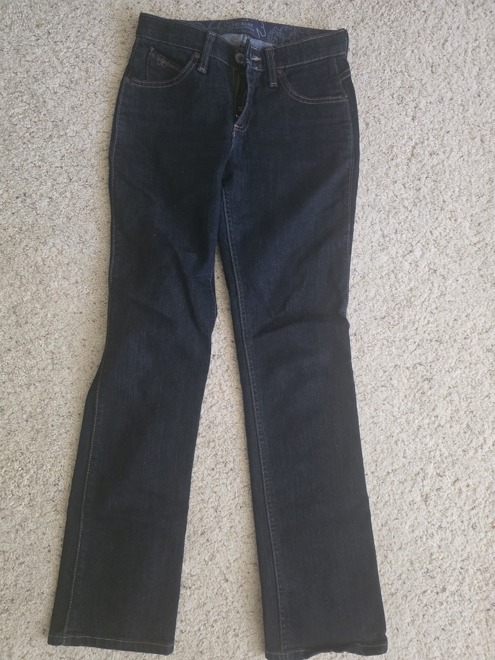 Wrangler Q-baby Dark Wash Women's Bootcut Jeans
